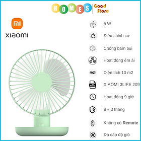 Mua Quạt Tích Điện Gấp Gọn Mini XIAOMI 3LIFE 209 Phiên Bản 2023  Không Gian Sử Dụng 5-10 m2 Sử Dụng 9 Giờ Liên Tục - Hàng chính hãng Chờ duyệt