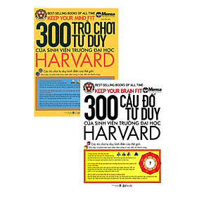 Combo 300 Câu Đố Tư Duy + 300 Trò Chơi Tư Duy Của Sinh Viên Trường Đại Học Harvard