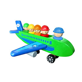 Đội bay siêu đẳng đồ chơi mô hình máy bay gỗ cho bé chơi nhập vai