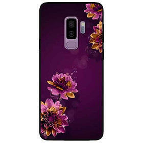 Ốp lưng in cho Samsung S9 Plus Mẫu Cúc Tím