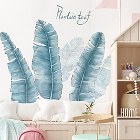 Mua Decal dán tường cho bé Sticker dán tường in chất lượng cao có keo mặt sau mẫu Lá Chuối ZH77