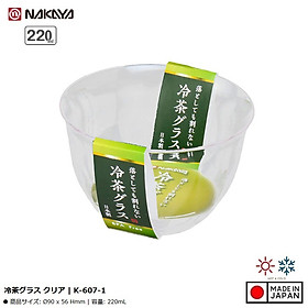 Ly uống trà lạnh giả pha lê Nakaya 220ml - Made in Japan