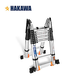 Mua Thang nhôm rút đôi chữ a Nhật Bản HAKAWA HK256 (5 6M) - Phân phối chính hãng - Nhỏ gọn tiện lợi