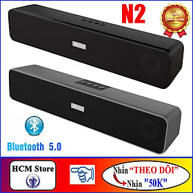 Mua Loa Bluetooth 5.0 Super BASS Bonks N2 Kết Hợp 4 Loa in 1 Bass Treble Siêu Ấm  Hỗ trợ Thẻ Nhớ  Cổng USB  Công Suất Lớn - Tặng Dây Jack 3.5mm  Hàng Chính Hãng