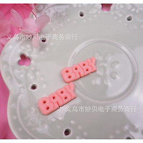 *HN* Charm chữ BABY các màu cho các bạn trang trí vỏ ốp điện thoại, làm Jibbitz, DIY