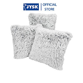 Mua Gối trang trí | JYSK Lotus | giả lông ghi | R50xD50cm