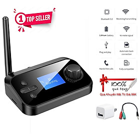 Mua Hàng Chính Hãng - Bộ Thu Phát Âm Thanh Bluetooth C41-JA Bluetooth 5.0 Phạm Vi Kết Nối 10m Đa Dạng Kết Nối 3.5mm Optical Coaxial Chế Độ Chuyển Đổi Linh Hoạt RX TX Âm ThanH Hi-Fi Hỗ Trợ Đa Định Dạng Mp3 AAC SBC Pin Trâu 4-26Hỗ Trợ Thẻ Nhớ Ngoài - ROGTZ