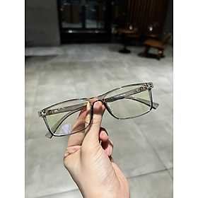 Gọng Kính Cận, Kính Mắt vuông dẻo nhẹ cho nam