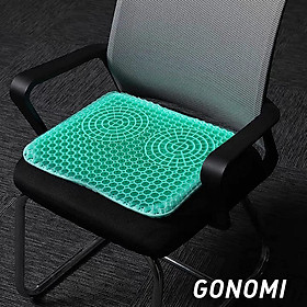 Đệm lót ghế cấu trúc tổ ong, thiết kế 2 lớp thoáng khí Gel Cushion 1100gram(43 x 37 x 4 cm)