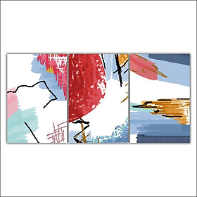 Mua Tranh nghệ thuật đàn chim và đường nét kỳ ảo  tranh nghệ thuật trang trí văn phòng