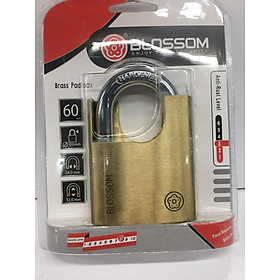 Ổ khóa chống cắt Blossom 60mm BC9660 (4 chìa) - ổ khóa bấm(không giữ chìa)