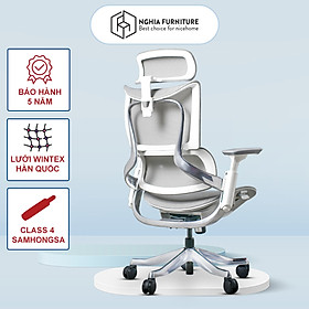 Mua Ghế công thái học Nghia Furniture MAZA  Khung nhôm nguyên khối  lưới Wintex Hàn Quốc  Piston class 4 Samhongsa Hàn Quốc