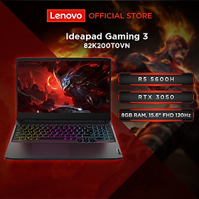 Mua Laptop Lenovo IdeaPad Gaming 3 15ACH6 82K200T0VN R5 5600H/8GB/512GB/15.6”/RTX 3050/Win 11-Hàng chính hãng