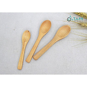 Combo 4 Muỗng gỗ trang trí màu tự nhiên W-MG-22