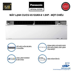 [CHỈ GIAO TẠI HCM] Máy lạnh Panasonic CU/CS-VU12UKH-8 - Một chiều - Inverter sang trọng Sky series - Hàng chính hãng