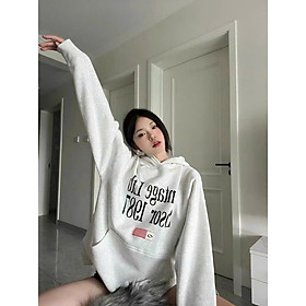 Áo Hoodie Unisex Nam Nữ Sosor 1987 Màu Xám Vải Nỉ Dày Dặn Siêu Đẹp, áo khoác hoodie cặp đôi