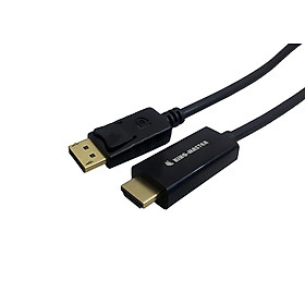 Cáp Chuyển Từ Máy Tính cổng Displayport Sang Màn Hình HDMI Kingmaster KM 026 dài 1.8m - Hàng Chính Hãng