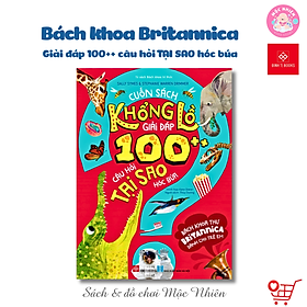 Hình ảnh Sách - Bách khoa thư Britannica dành cho trẻ em - Cuốn sách khổng lồ giải đáp 100++ câu hỏi TẠI SAO hóc búa - Đinh Tị