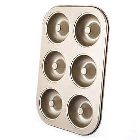 Mua Khay Nướng Bánh Donut 6 Lỗ Bằng Thép Carbon Chống Dính