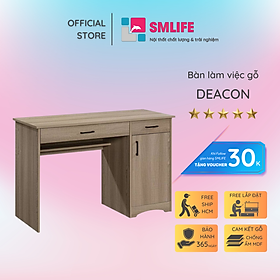Mua Bàn vi tính gỗ sang trọng SMLIFE Deacon