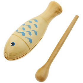 Kids Music Rhythm Developing Toy Wooden Block   Clapper Hand Percussion
