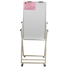 Bảng Flipchart Từ Tính, Chân Sắt Sơn Tĩnh Điện Bavico Bfs01 (0,6 x 1,0 m) - Trắng