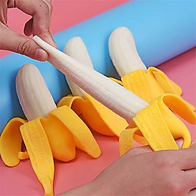 QUẢ CHUỐI CAO SU LỘT VỎ GIẢM STRESS | BANANA STRESS TOY | ĐỒ CHƠI TÁY MÁY GIẢM STRESS | QUÀ TẶNG ĐỒNG NGHIỆP