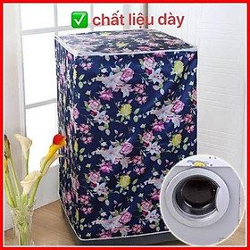 Áo Trùm Máy Giặt Cửa Trên Vải Dù Siêu Dày, Size 7kg-8kg, Lựa Chọn Họa Tiết