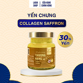 LAGIA Nest - Yến Chưng Collagen Saffron 30% Yến (1gr Collagen và 0.9mg Saffron) - Bổ Sung Collagen và Lysine - 70ml - Không Hộp