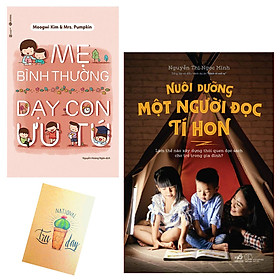 Combo Nuôi Dưỡng Một Người Đọc Tí Hon và Mẹ Bình Thường Dạy Con Ưu Tú ( Tặng Kèm Sổ Tay Xương Rồng)