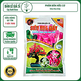 Mua Phân Bón Hữu Cơ SIÊU HOA GIẤY Phân Bón Chuyên Dùng Cho Hoa Giấy Gói 700gram