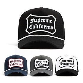 PREMI3R Mũ lưỡi trai  BIG-Californi Patch BK Mũ lưỡi trai phong cách hàn quốc nón thương hiệu chính hãng