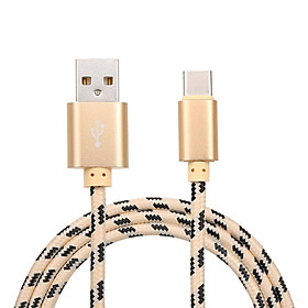 USB Type C Charger Cable Charging Data Cable Type-C Phone Cable Data Sync Nylon Braided  Replacement for Samsung Huawei