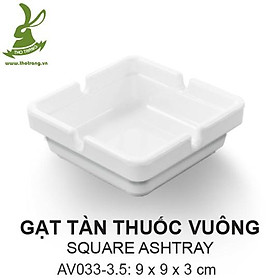 Mua Gạt tàn thuốc màu trắng nhựa melamine Srithai Superware Thái Lan cao cấp