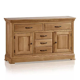 Mua Tủ Chén Thấp Canterbury Loại Lớn Gỗ Sồi Ibie DSCSLCANO (140 x 42 cm)