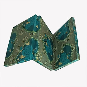 Mua Đệm mút xốp dày 5cm có 2 màu: nền đỏ kèm hoa văn và nền xanh kèm hoa văn ( kt: dài x ngang: 1 9m x 1m)