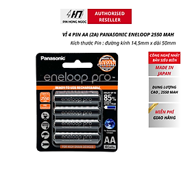 Mua Pin Sạc AA Eneloop Pro 2550 mAh Made In Japan Kèm Hộp Bảo Quản - Hàng Chính Hãng ( Panasonic Phân Phối Trực Tiếp )