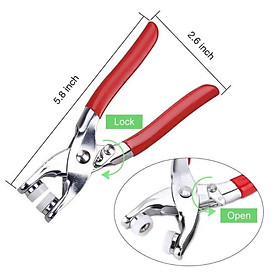 Mua Kìm bấm cúc sắt - Kìm bấm cúc vành  bấm khuy áo đơn giản nhỏ gọn