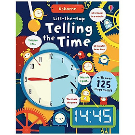Sách Usborne Lift-the-Flap Telling the Time