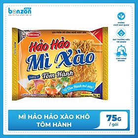 MÌ HẢO HẢO XÀO KHÔ TÔM HÀNH (75G)