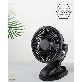 Mua Quạt Kẹp Mini Sạc Tích Điện Đa Năng JD-298 - Chuyên dùng cho xe đẩy em bé - Văn phòng công sở - Pin 4000mAh - 3 Màu