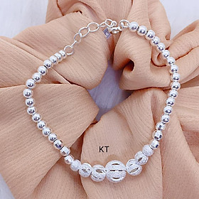 Lắc tay bi cát cho ng lớn bạc ta giá tốt