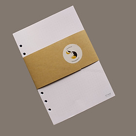 GIẤY REFILL 6 LỖ - A5 -  XẤP 50 TỜ