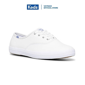 Giày Keds Nữ- Champion Core Leather White - KD045750