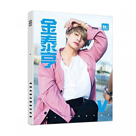 Photobook V Kim TaeHyung BTS mới nhất tặng kèm móc khóa BT21