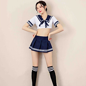 Hình ảnh Cosplay Học Sinh Sexy - Đồ Lót Cosplay Học Sinh - Set đồ ngủ cosplay học sinh