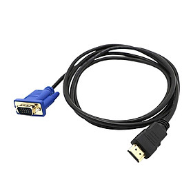 1.8m HDTV Male To VGA 15-pin Male Video AV Adapter Cable for HDTV Set Top