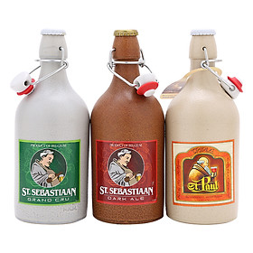 Set Quà 3 Chai Bia Sứ Bỉ Thầy Tu Brouwerij Sterkens