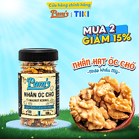 Nhân Hạt Óc Chó Vàng Pams,Hạt Óc Chó Chile Tách Vỏ Tốt Cho Mẹ Bầu và Trí Nhớ , Chất Lượng Cao, Giòn Béo, Thơm Ngon