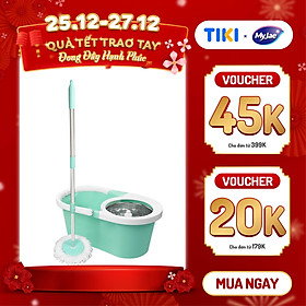 Mua Bộ Lau Nhà MyJae Sợi Microfiber Xoay 360 Độ Thông Minh  Lau Sạch Nhanh Khô 134cm